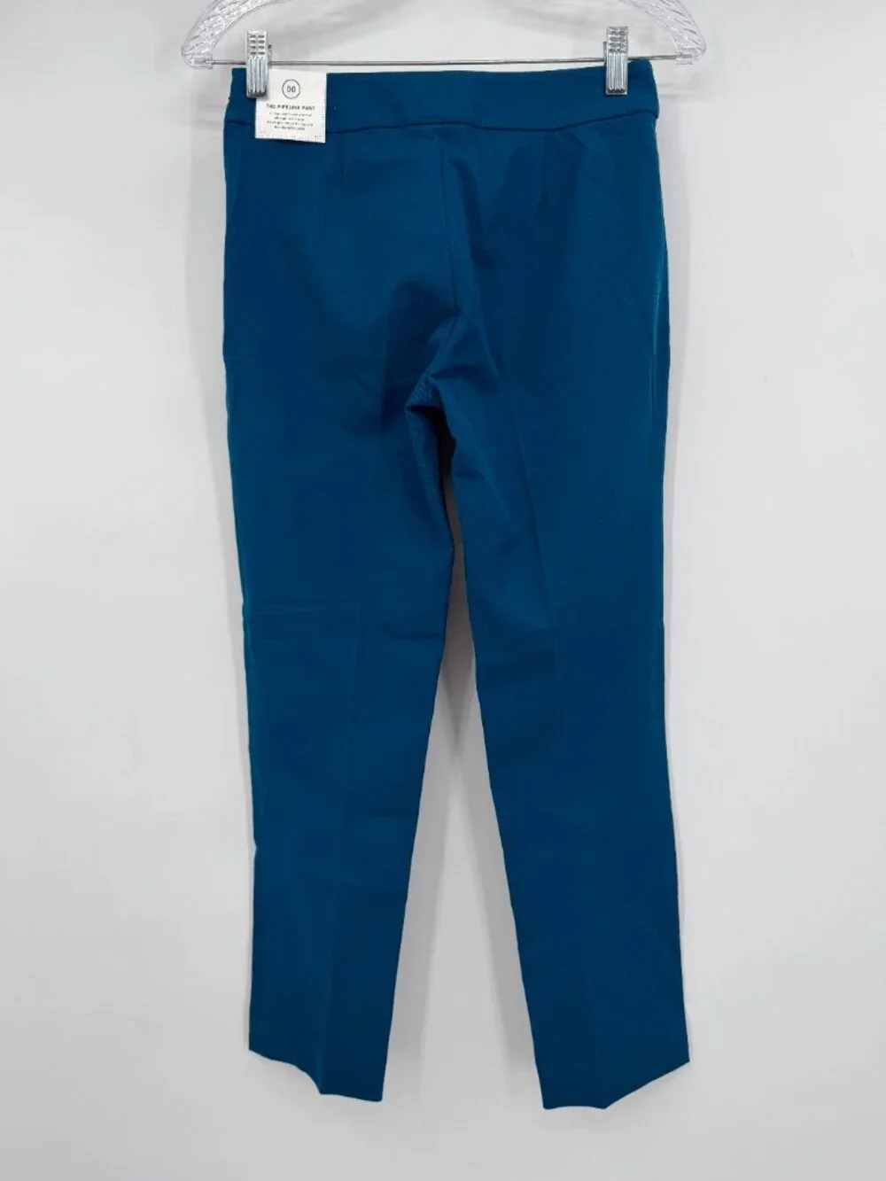 Kate Spade Saturday The Pipeline Pant Peacock Blue Ankle Pants Size 00 NWT